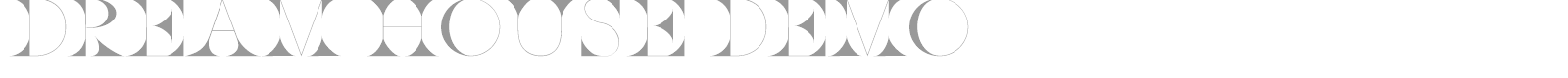 Dream House font preview